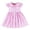Pink, variant on YDFCWXW Little Toddler Girls Dresses Short Sleeve Cotton Plaid Kids Summer Dress (2-3 Years, Pink)
