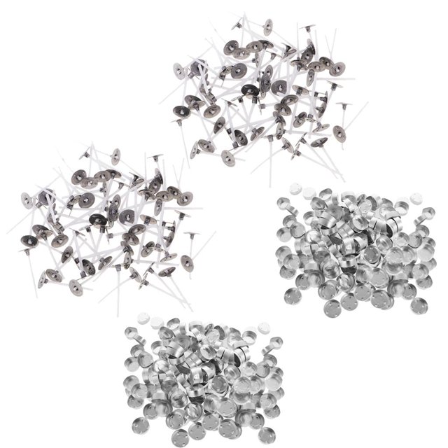 600 tazas de aluminio para s, estuche vacío, mechas para velas pre enceradas para la fabricación de velas Soledad tazas candelita vela Wicks