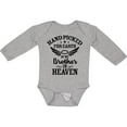 thumbnail image 3 of Inktastic Handpicked for Earth by My Brother in Heaven Angel Wings Boys or Girls Long Sleeve Baby Bodysuit, 3 of 5