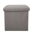thumbnail image 2 of Cube Ottoman Pouf Boîte de Rangement Pliable Canapé Siège Repose-Pieds Nouveau, 2 of 5