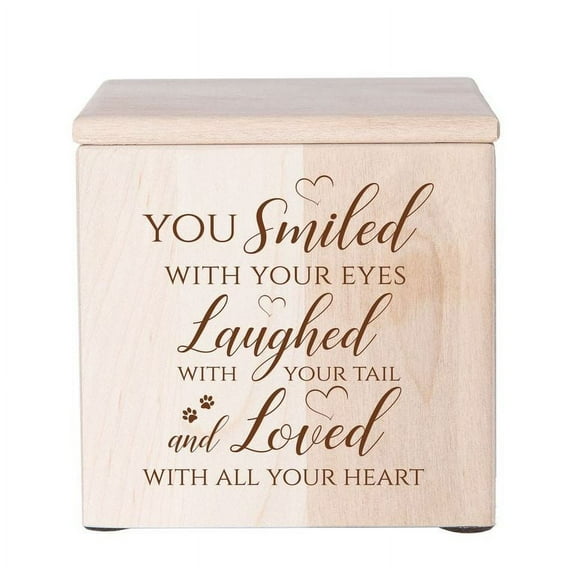 Lifesong Milestone Maple Keepsake Urn_You Smiled With Your Eyes