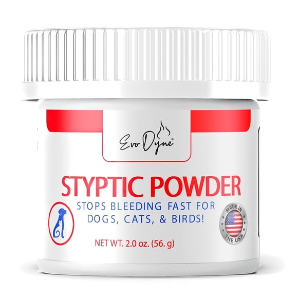 Styptic Powder Evo Dyne, antisangre de acción rápida para mascotas, 60 ml