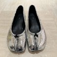 thumbnail image 2 of Mocasines planos con punta dividida de diseñador, zapatos tipo mule informales con suela blanda Ninjas, zapatos Mary Jane cómodos de estilo retro para otoño de 2024, zapatos de ballet de moda, 2 of 4