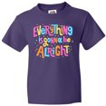 thumbnail image 3 of Inktastic Everything is Gonna be Alright Inspirational Quote Youth T-Shirt, 3 of 5
