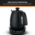 thumbnail image 4 of KRUPS Café Control, Gooseneck Electric Coffee Kettle, 1 L, Stainless Steel Body, Keep Warm Function, Digital Power Base, Black, 4 of 9