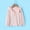 Pink, variant on Sentmoon UPF 50 Long Sleeve Boys and Girl Jackets for Girl Solid Color Hooded Neck Zipper Workout Tank Stylish 2025 Summer for BBQ Light Blue 10 Years