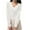 White, variant on YFNNUP Women's Long Sleeve Button Up Cropped Cardigan Sweaters for Women V Neck Short Bolero Shrug for Dresses