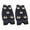 Black, variant on YIFAEUX 1 Pair Ice Cleats Crampons with 5 Studs Men Women Winter Outdoor Walking Ice Snow Traction Grips Non-slip Shoes Boot Spikes Grippers