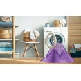 thumbnail image 2 of Ahgly Company Machine Washable Indoor Square Transitional Violet Purple Area Rugs, 6' Square, 2 of 7