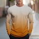 thumbnail image 1 of Blusas y camisas de manga larga y cuello redondo, moda casual para hombre, moda, estampado, deportivas, manga larga, cuello redondo, blusas, camisas, blusa para hombre, poliéster, 1 of 5