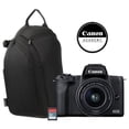 thumbnail image 1 of Cámara Fotográfica Digital Canon EOS M50 Mark II de 24.1MP, Video hasta 4K, Lente EF-M 15-45mm. Canon 4728C093AA, 1 of 2