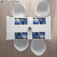 thumbnail image 3 of Ambesonne Aqua White Place Mats Set of 4, Sailing Boat in Sea, Standard Size, Blue White, 3 of 4