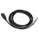 thumbnail image 4 of Cable de audio USB a 6,35 mm para guitarra eléctrica, adaptador de audio Plug & Play, cable conector de 2 m/6,6 pies, 4 of 13