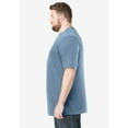 thumbnail image 3 of Boulder Creek By Kingsize Men's Big & Tall  Heavyweight Crewneck Pocket T-Shirt, 3 of 5