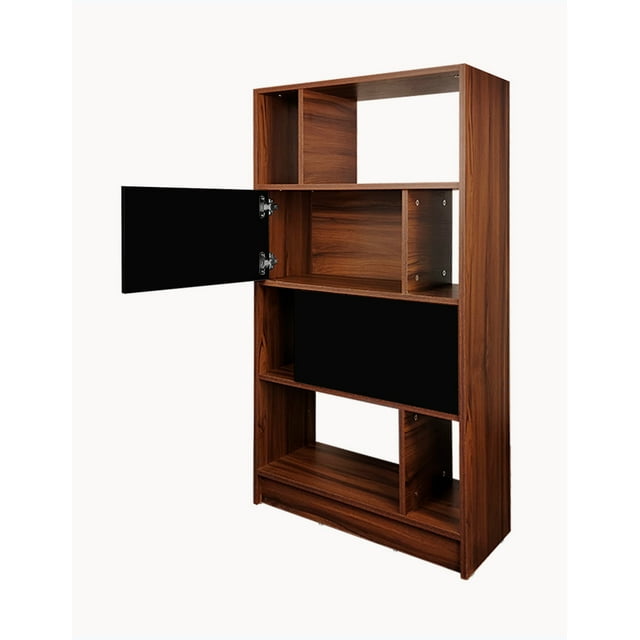 Librero Organizado DEREK Con Puertas Minimalista