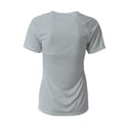 thumbnail image 2 of A4 NW3393 Womens SureColor Short Sleeve Cationic Tee - Silver - XL, 2 of 2