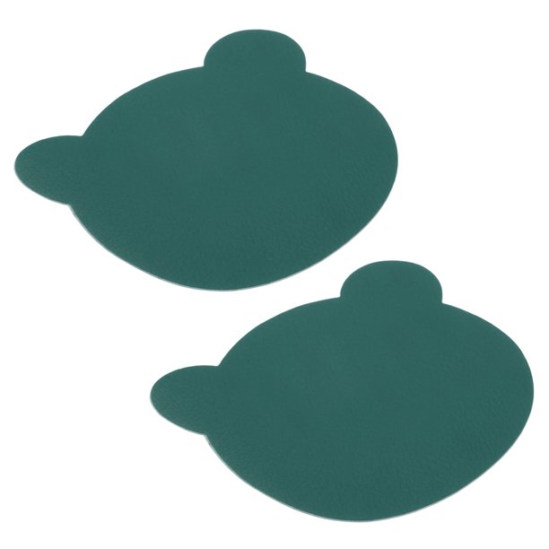 Parche de reparación de cuero, kit de reparación de cinta de vinilo autoadhesiva para muebles para sofás, sillones y sillas de color verde oscuro