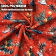 thumbnail image 5 of Christmas Round Tablecloth 60 Inch Christmas Tree Table Cover Waterproof Wipeable Table Cloth for Party Picnic Kitchen Home Decoration, 5 of 8