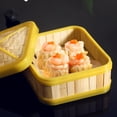 thumbnail image 1 of Cocina Cocina Asiática era De Alimentos Dumpling - 8 Pulgadas BLESIY Cesta de vapor de bambú, 1 of 8