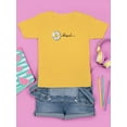 thumbnail image 3 of Daisy Hand Drawn Blessed Text    T-Shirt Juniors -Image by Shutterstock,  x-Small, 3 of 4