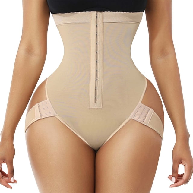 Bouanq - Faja moldeadora de glúteos, control de abdomen, bragas moldeadoras de glúteos, moldeadora de cintura, ropa interior
