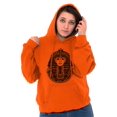 thumbnail image 3 of Ancient Egyptian Pyramid Pharaoh Unisex Plus Fleece Graphic Hoodie Brisco Brands 2X, 3 of 5