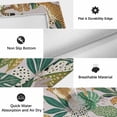 thumbnail image 6 of Leopard Botanical Outdoor Rug for Patio/Deck/Porch, Non-Slip Large Area Rug 4 x 6 Ft, Summer Tropical Animals Leaves Indoor Outdoor Rugs Washable Area Rugs, Reversible Camping Rug Carpet Runner, 6 of 8