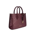 thumbnail image 2 of Michael Kors Mirella Small Top Zip Crossbody Tote Bag Oxblood, 2 of 5