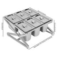 thumbnail image 4 of Spice Rack, Inclined Expandable Spice Rack Set, Countertop Condiment Holder, 4 of 17