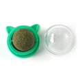 thumbnail image 2 of Giratoria Hierba Gatera para Gatos Naturales Bolas Lamer Aperitivos Molares () Verde, 2 of 8