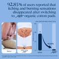 thumbnail image 2 of 100% Organic Cotton Menstrual Pads - Large Bulk Pack Sanitary Napkins for Women with Wings - Used on Sensitive Intimate Areas for Breathable Comfort - Ultra Thin Period Care, 54 Count, 2 of 5