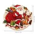 thumbnail image 2 of Santa Claus Christmas Carpet, Holiday Accent Rug, Soft Decorative Floor Mat, Seasonal Table And Sofa Area Carpet For Living Room Bedroom Entryway Festive Home Decor, 2 of 5