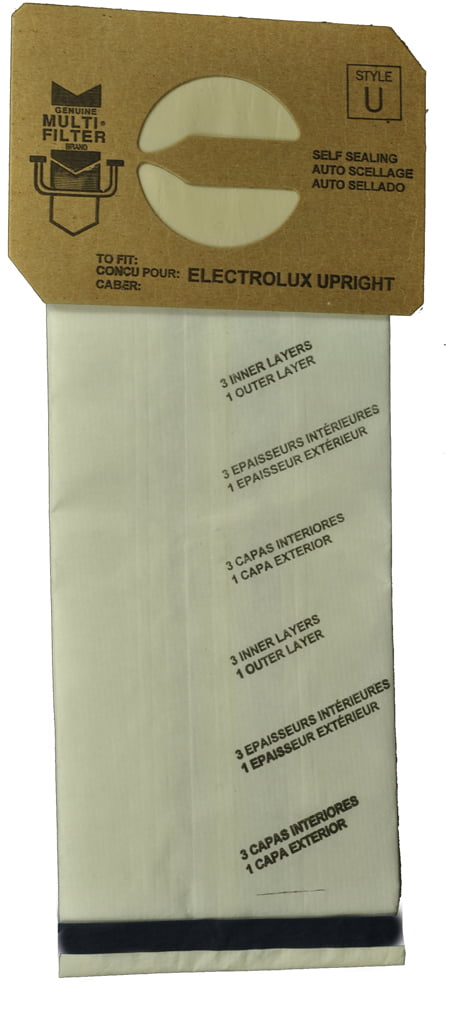 12 Electrolux "Style C" VACUUM VACUM CLEANER FILTER BAGS 4-PLY & SELF-SEALING 