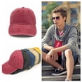 thumbnail image 3 of Cotton Baseball Cap Solid Color Dome Replacement Breathable Easy Matching Outdoor Adjustable Sunproof Hat Headgear Light Grey, 3 of 9