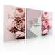thumbnail image 1 of Set De 3 Cuadros Decorativos Rosas Rosas Con Frase Only Ideas Creativas  Cuadro sublimado en tela, 1 of 2