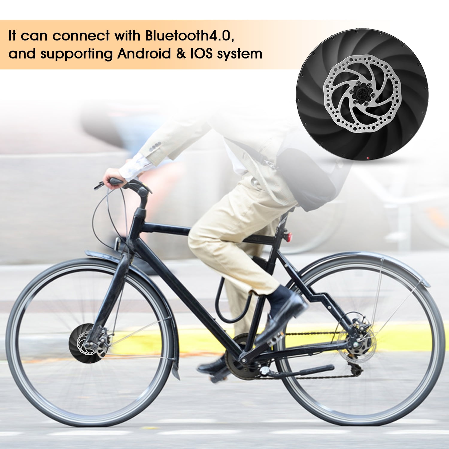 yunzhilun imortor 26 inch electric front bicycle wheel