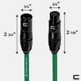 thumbnail image 2 of Coluber Cable 3-Pin Male to Female Balanced XLR Cable Audio Interface 35ft, 2 of 6