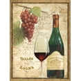 thumbnail image 4 of Gango Home Decor Vintage-Style Wine & Vineyard Kitchen Wall Art ; Two Beige 11x14in Unframed Paper Prints, 4 of 6