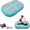 Green, variant on Air mat Tumble Track Gymnastics Inflatable Tumbling mat 8inThickness for kids Home Use Gym Yoga Training Cheerleading with Electric Air Pump
