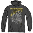 thumbnail image 1 of Pet Sematary Decay Adult Heather Hoodie Sweatshirt Black, 1 of 1