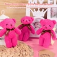 thumbnail image 3 of 10 mini ositos de peluche para baby shower, pequeños osos de peluche a granel, mini osos de peluche de 4,7 pulgadas con etiquetas de agradecimiento y bolsas de organza, recuerdos de fiesta, 3 of 7