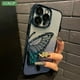 thumbnail image 2 of Funda Quicksand Butterfly para iPhone 16 15 Pro Max, lujosa funda suave con baño de purpurina brillante para niña para iPhone 11 12 13 14 Pro Max, 2 of 5