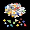 thumbnail image 4 of GUOOL Mosaic Tiles Square Triangle Mosaic Stones Stained Glass Tiles for DIY Art Craft Multicolors, 4 of 9