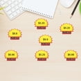 thumbnail image 3 of Uxcell 200pcs Retail Star Burst Signs 3.5"x2.8" para tienda, amarillo (NUEVO), 3 of 6
