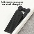 thumbnail image 6 of Jpxdew Heavy-Duty Adjustable Door Stopper - Rubber Floor Wedge with Non-Slip Silicone Base, Cat Ear Design Door Stop for Interior/Exterior Doors,Universal Anti-Slam Door Protector (Black, 5.51in), 6 of 7