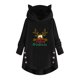 thumbnail image 1 of Abrigos de Invierno Para Mujer Abrigo de Piel Sintética Casual Estampado Navideño Botones de Felpa Manga Larga Abrigo de Felpa Con Capucha Top Odeerbi ODB174786, 1 of 5