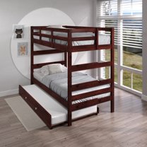 Donco Kids Promo Shaker Twin over Twin Bunkbed with Twin Trundle Bed