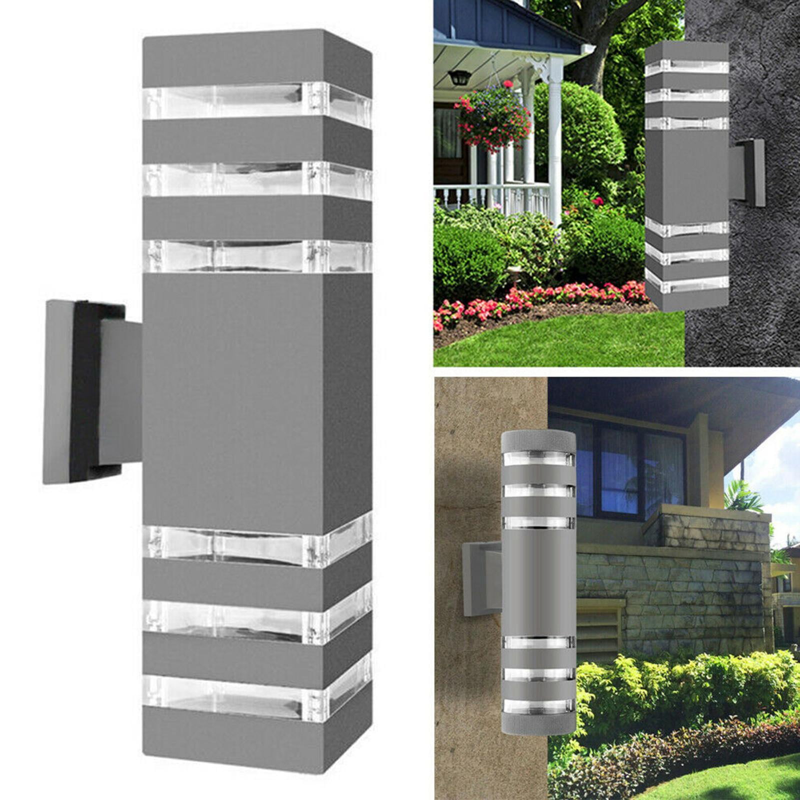 Aluminum and Down Wall Lamp E27 Garden Exterior Lighting Sconce Corridor Porch Lights IP65 Waterproof 3000K