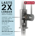 thumbnail image 4 of Delta Lenta Touchless Kitchen Faucet with Touch Technology, Brushed Nickel Kitchen Sink Faucet with Pull Down Sprayer, Single Hole, SpotShield 19802TLZ-SP-DST, 4 of 8