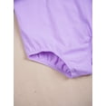 thumbnail image 6 of CHICTRY Little Girls Basic Ballet Dance Costume Long Sleeve Leotard with Wrap Skirt, 6 of 7